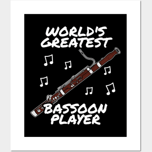 World's Greatest Bassoon Player Bassoonist Musician Funny Posters and Art